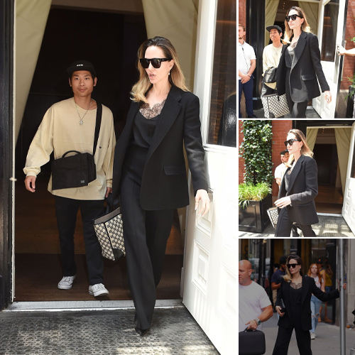 Angelina Jolie Exudes Elegance in Chic New York City Outing